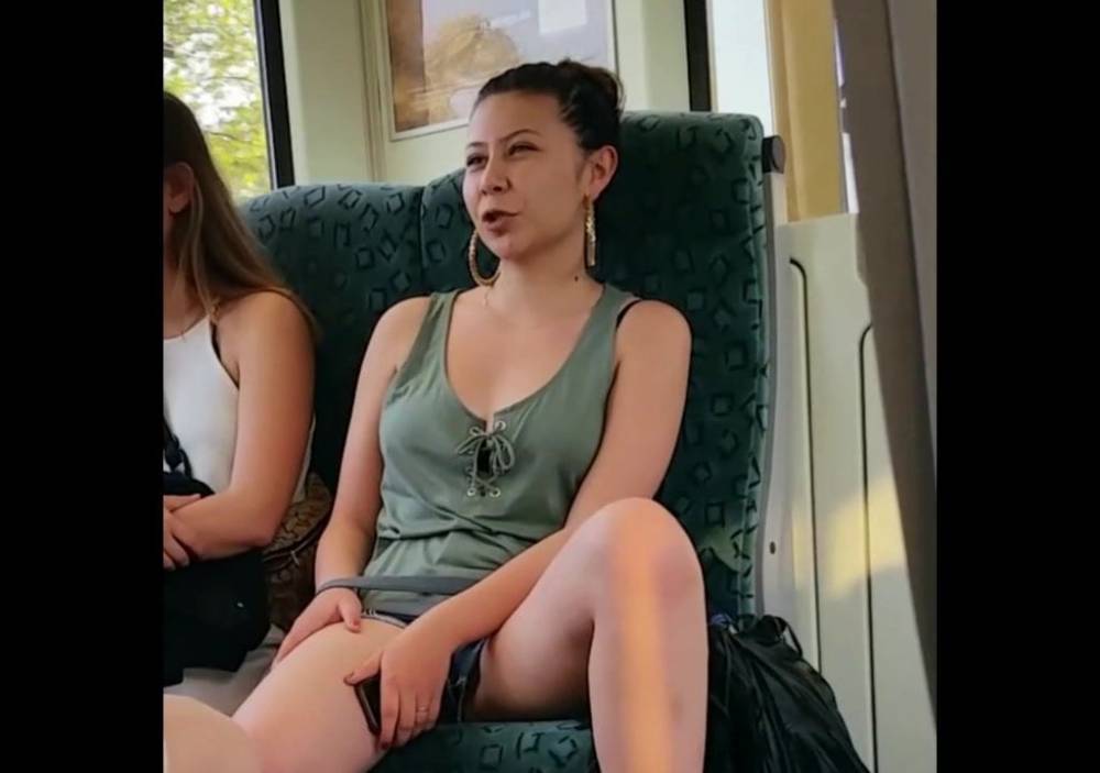 Spyed girl flashing her pussy lips in public - xhamster.com