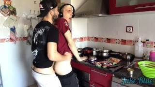 My boyfriend fucks me in the kitchen - pornhub.com