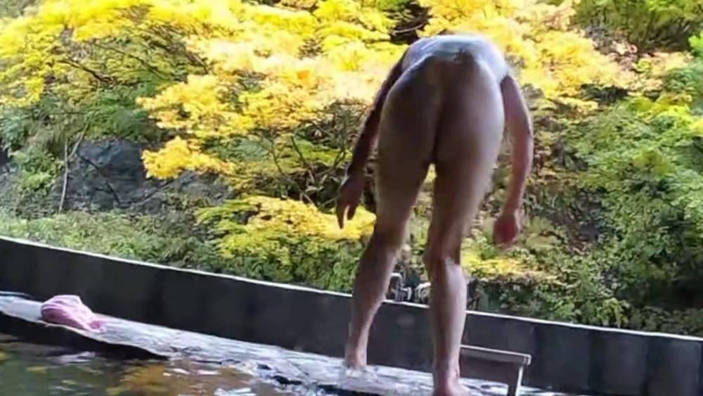 Public open-air hot spring - xhamster.com - Japan