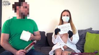 Blonde Krankenschwester nach Coronatest gefickt - pornhub.com