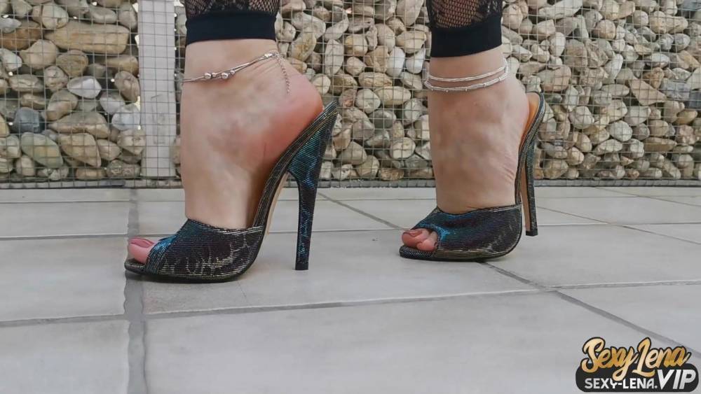 Extreme High Heels Mules - xh.video
