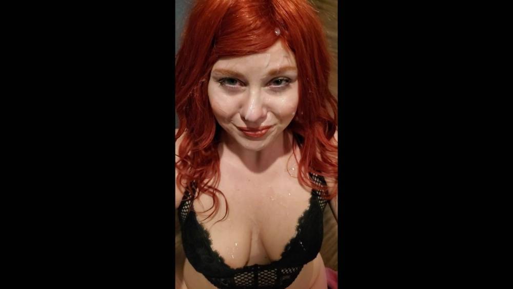 Amateur Redhead On Knees Facial - xh.video