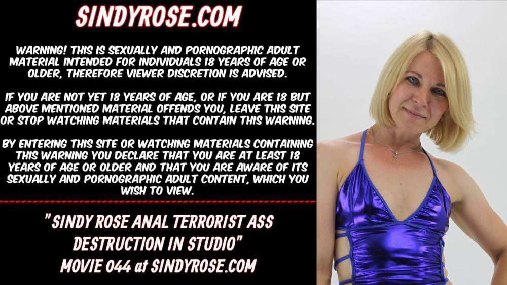 Sindy Rose anal terrorist ass destruction & prolapse - xh.video