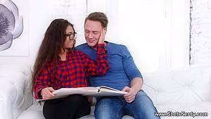 She Is Nerdy - Little Candy - Nerdy gal fucked by a stranger - hdzog.com