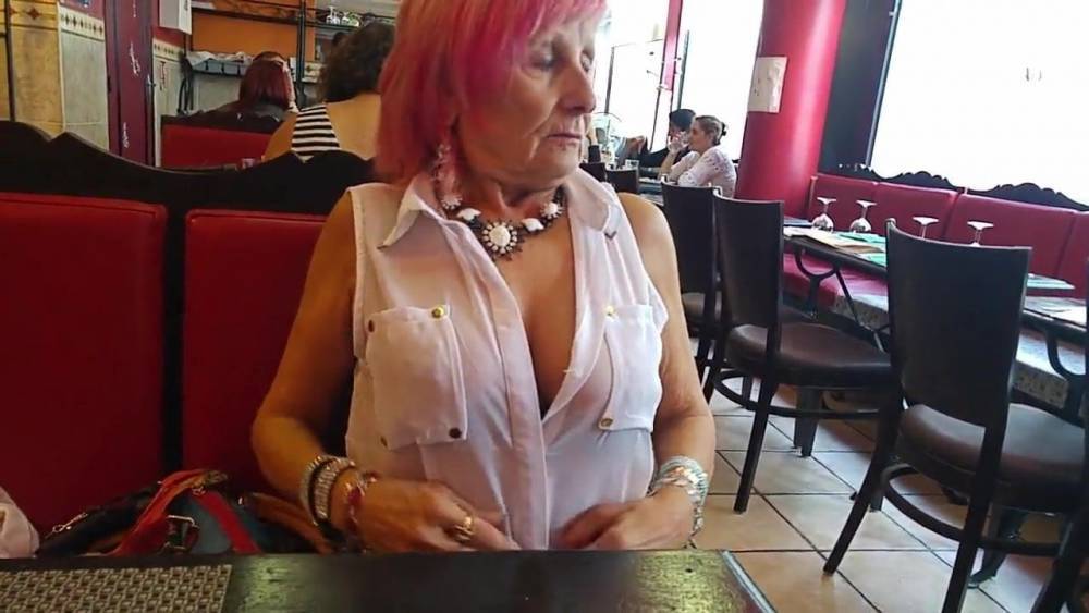 Granny Mary touch my tits - xh.video