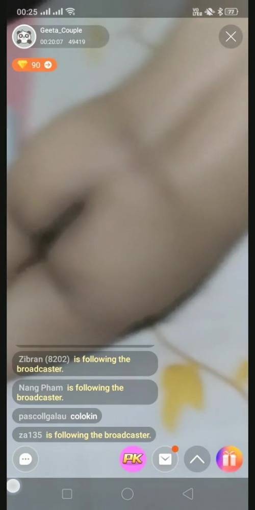 sleeping wife shared on live app - xh.video