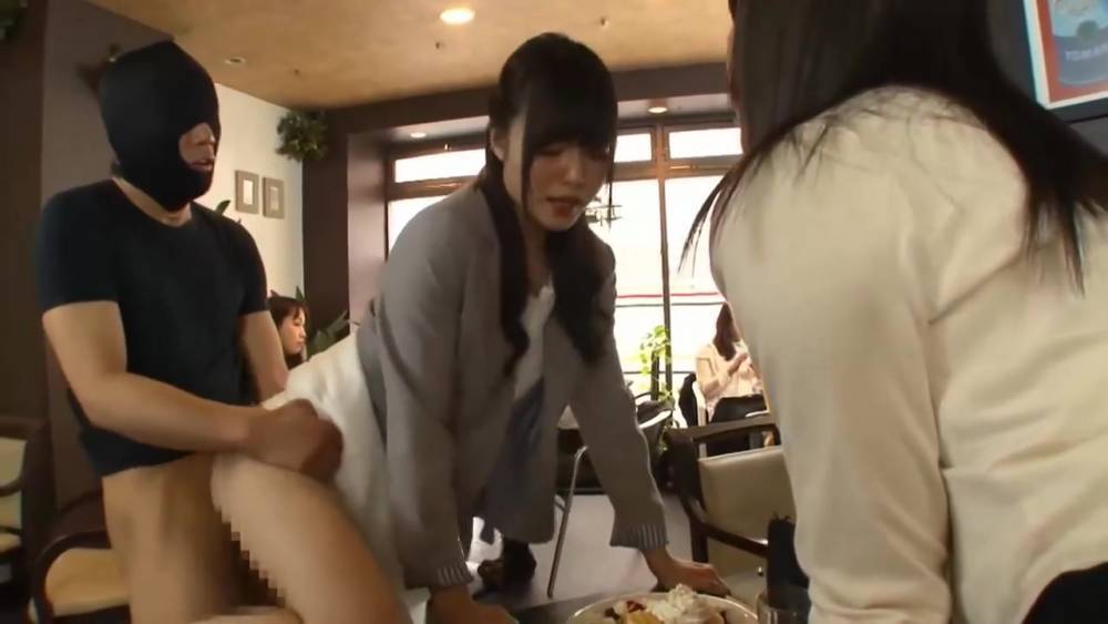 Japanese chicks got stand fucked in a coffee shop and enjoyed every single second of it - hotmovs.com - Japan