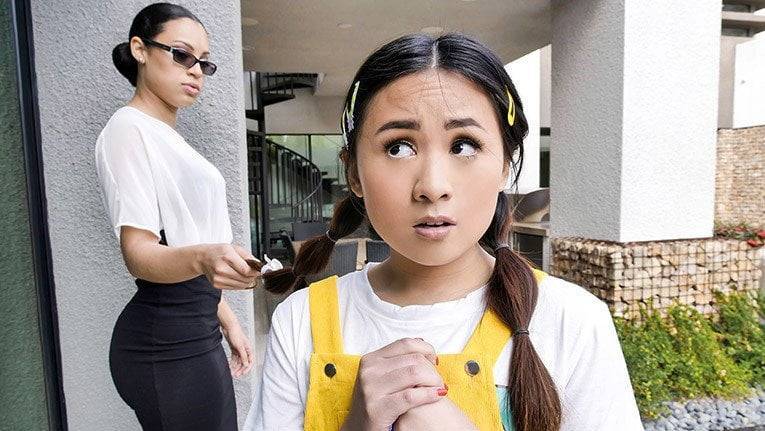 Tiny Asian Teen Fucks Her Neighbors In A Threeway - xhamster.com