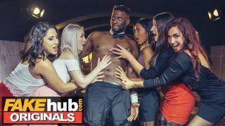 LADIES CLUB Adara Love and Lovita Fate get facial in strip club threesome - pornhub.com