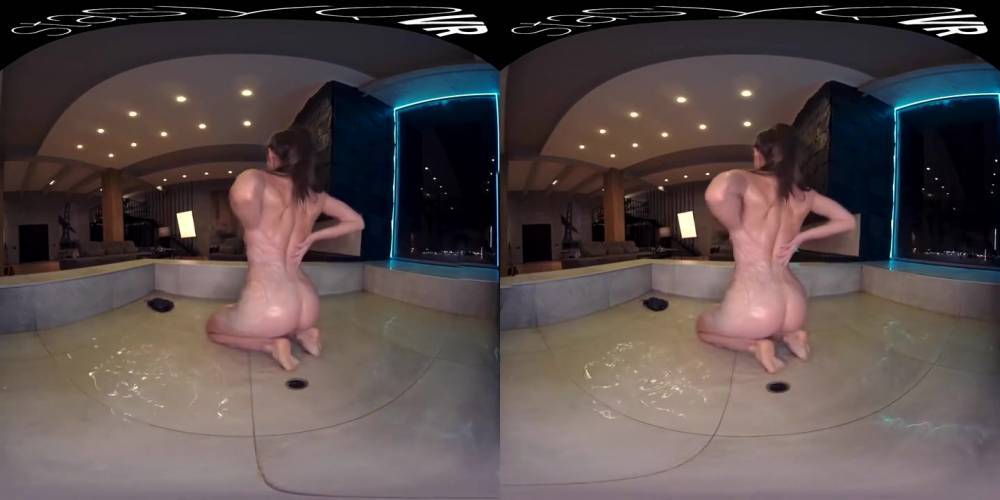 Sexy russian babe MaryQ teasing in exclusive StasyQ VR video - hotmovs.com - Russia