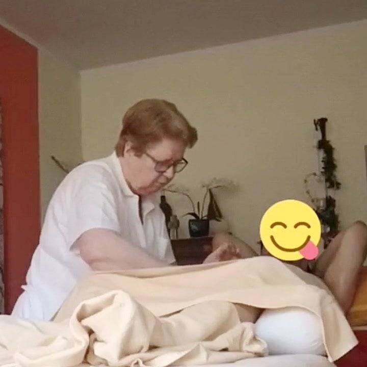 Massage Granny Takes Care Of Cock Cropped Cumshot At 1:54 - xh.video