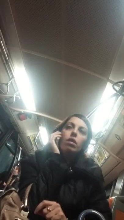 Woman on bus Stares at my Bulge - xhamster.com