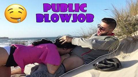 PUBLIC BLOWJOB ON THE BEACH OF PORTUGAL - xhamster.com - Portugal