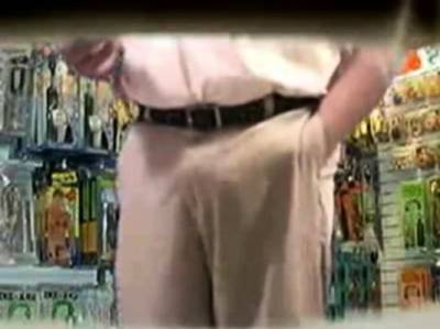 Str8 security cam caught a daddy - nvdvid.com