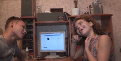 Charming redhead cutie Misha enjoys deep fuck - icpvid.com - Russia