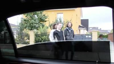 3 NORMAL GUYS FUCK GERMAN MILF PORNSTAR JACKY LAWLESS IN CAR - nvdvid.com - Germany