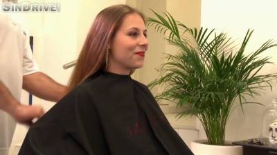 Antonia Sainz - Antonia Sainz In Gets A Pissing Surprise At The Hair Salon - upornia.com