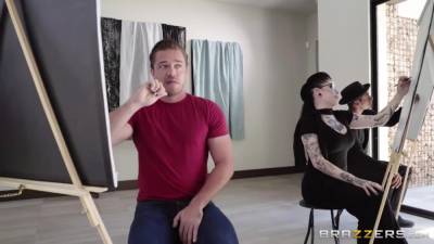 Mercedes Carrera - Kyle Mason - Kyle Mason And Mercedes Carrera In Young Guy Jerks Off His Limp Dick Watching On Busty Model - hclips.com