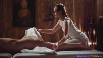 Lady Bug - Sexy oil soaked small tits massuese - veryfreeporn.com