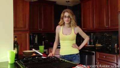 Allie James - Hot Fucking In The Kitchen - Allie James - upornia.com