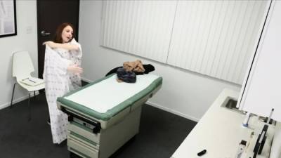 Redhead drilled on the doctors examination table - icpvid.com