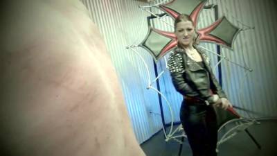 Mistress Bella Blackheart - Your Attitude Just Earned You a Trampling And a Bullwhipping - fetishpapa.com