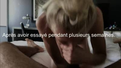 Bonne ejac avec une blonde excitee - drtuber.com - France