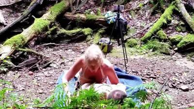 Voyeur - Romantic Walk In Woods Sensual Pegging & Real Passionate Sex By Waterfall Rough Doggystyle - hclips.com