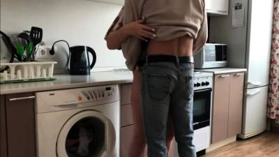 Russian Sex Cam Catches Cheating Wife In Kitchen Part1 - icpvid.com - Russia