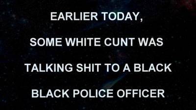 IMPREGNATE ME - Black Cop Whore Takes Intentional Jizz From HUGE White Cock - sunporno.com