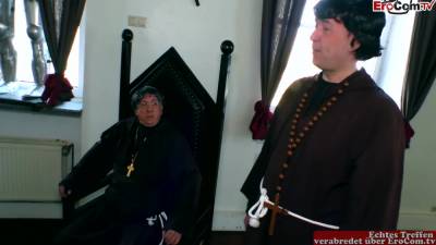 Lady - Priest Fucks Mature Blonde German Cleaning Lady In Church In Dirty Role Play - hclips.com - Germany