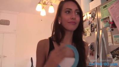 Nikki Hearts - Nikki Hearts - Real Lesbian Couple Kitchen Oral Routine - upornia.com