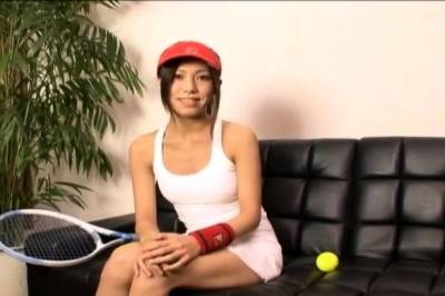 Japanese Kaoru Hayami looks smoking hot in her white tennis - icpvid.com - Japan
