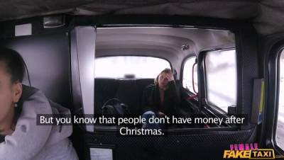Amy Red - Czech Lesbians Strap On Fun in Taxi - porntry.com - Czech Republic