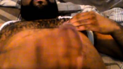 Me showing off Hairy Chest and Belly while Jerking Off - nvdvid.com