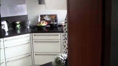 Busty Milf - Busty MILF fucked in the kitchen - nvdvid.com