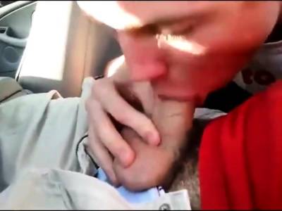 young twink sucks dick in car and swallows - drtuber.com