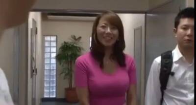 Busty Japanese Mom And Young Sons - sunporno.com - Japan