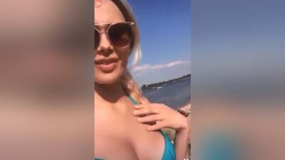 Hot Russian Girl In Bikini On The Beach - hclips.com - Russia