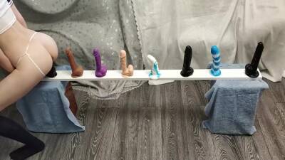 Tiny Babe Testing All Her Dildos And Takes Huge Orgasm 13 Min - hclips.com