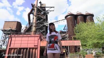 Is Walking Naked Through An Abandoned Factory With Jeny Smith - upornia.com - Russia