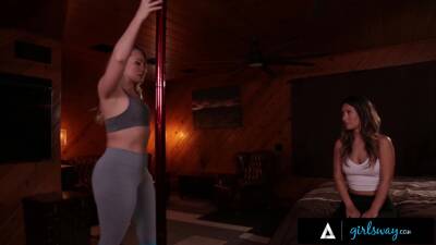 GIRLSWAY Eva Lovia Scissors Her Hot Stripper Teacher AJ Applegate - txxx.com