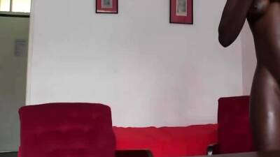 Job Interview - Ebony Pussy Stretched in Job Interview - nvdvid.com