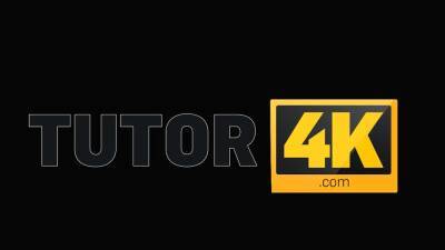TUTOR4K. Mature tutor pays sons debt by offering guy - nvdvid.com - Russia