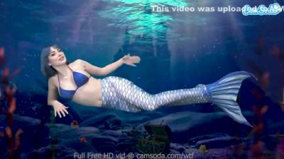 Mermaid Masturbates Till She Gets Even More Wet - hclips.com
