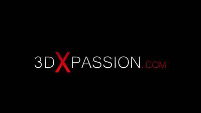 Sex android plays with a hot girl in the lab - nvdvid.com
