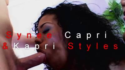 Sydnee Capri And Kapri Styles Offer Their Black Pussies For - nvdvid.com