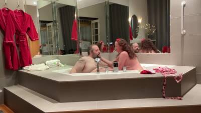 Wonderful Weekend With My Voluptuous Vixen In A Luxury Hotel Suite #3: Hot Tub Fun - hclips.com