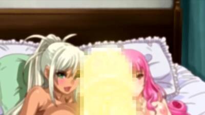 Fantasy babes share mans juice - Hentai Threesome - icpvid.com