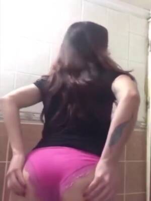 Hot Turkish Girl Undressing On The Toilet - hclips.com - Turkey